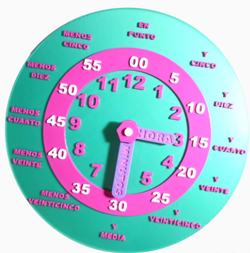 Reloj para aprender la Hora 