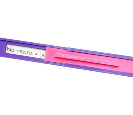 Regla de lectura deslizante