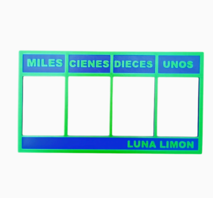 Tabla de valor posicional n° 2