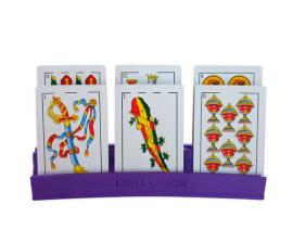 Soporte doble para cartas