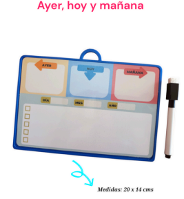 calendario Ayer, hoy y mañana
