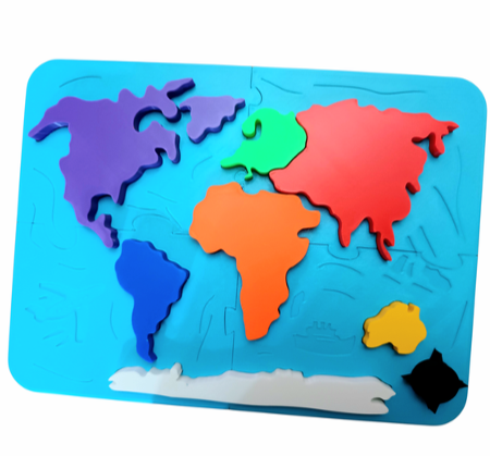 Puzzle planisferio